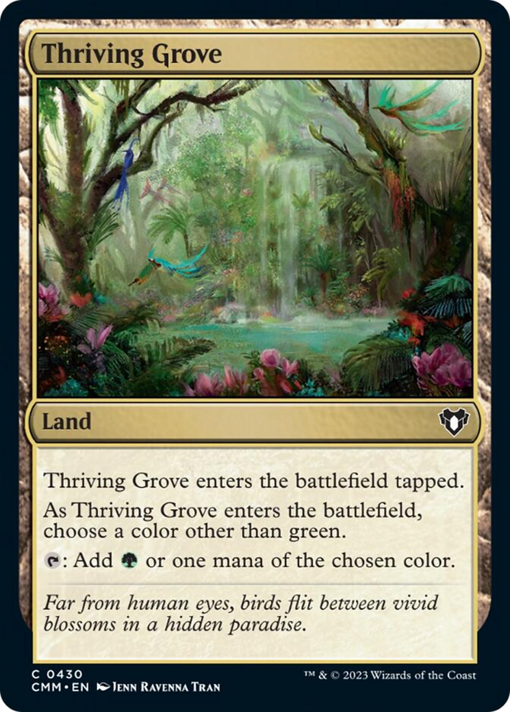 Thriving Grove [Commander Masters] | I Want That Stuff Brandon