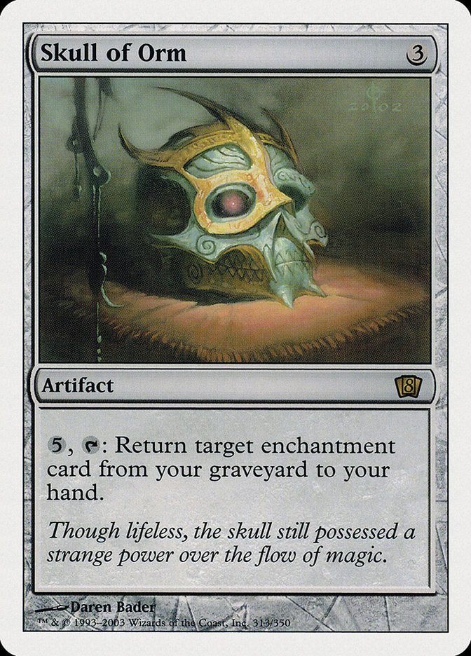 Skull of Orm (8th Edition) [Oversize Cards] | I Want That Stuff Brandon