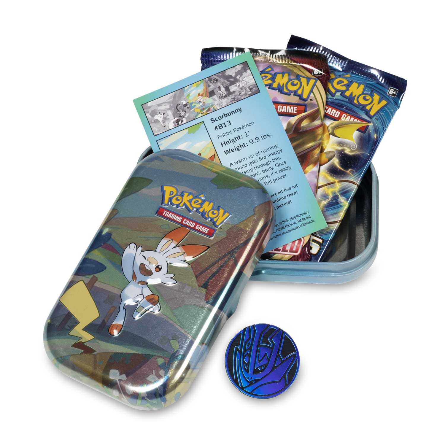 Galar Pals - Mini Collector's Tin (Scorbunny & Pikachu) | I Want That Stuff Brandon