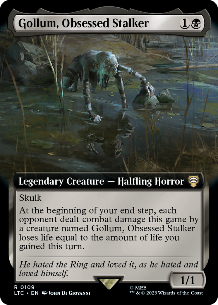 Gollum, Obsessed Stalker (Extended Art) [The Lord of the Rings: Tales of Middle-Earth Commander] | I Want That Stuff Brandon