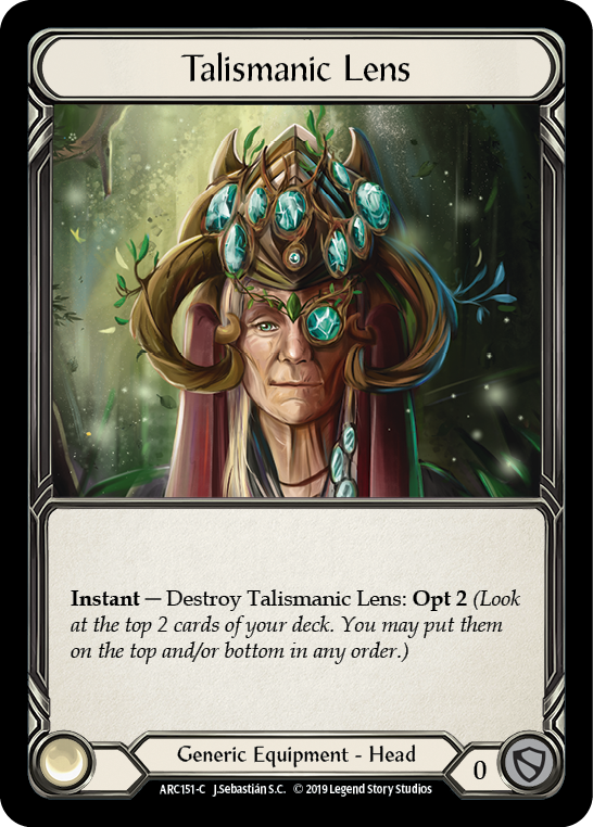 Talismanic Lens [ARC151-C] (Arcane Rising)  1st Edition Normal | I Want That Stuff Brandon