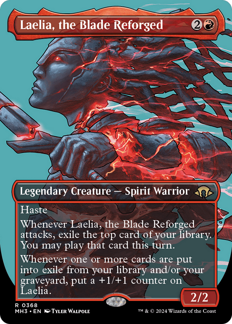 Laelia, the Blade Reforged (Borderless) [Modern Horizons 3] | I Want That Stuff Brandon