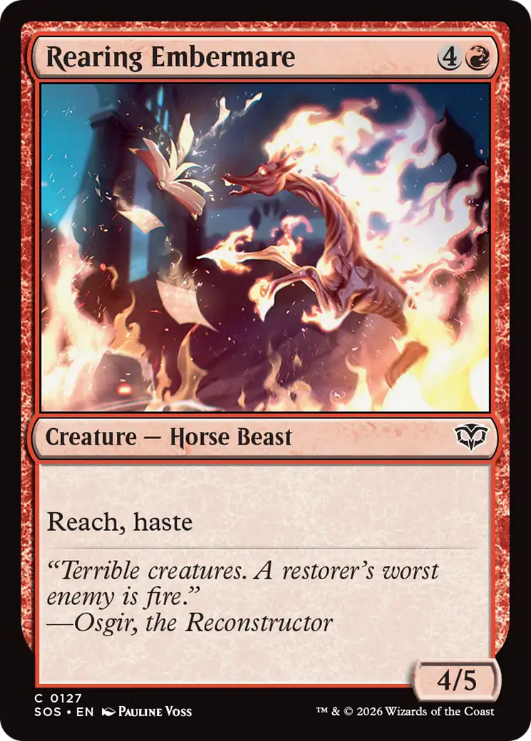 Rearing Embermare [Secrets of Strixhaven] | I Want That Stuff Brandon