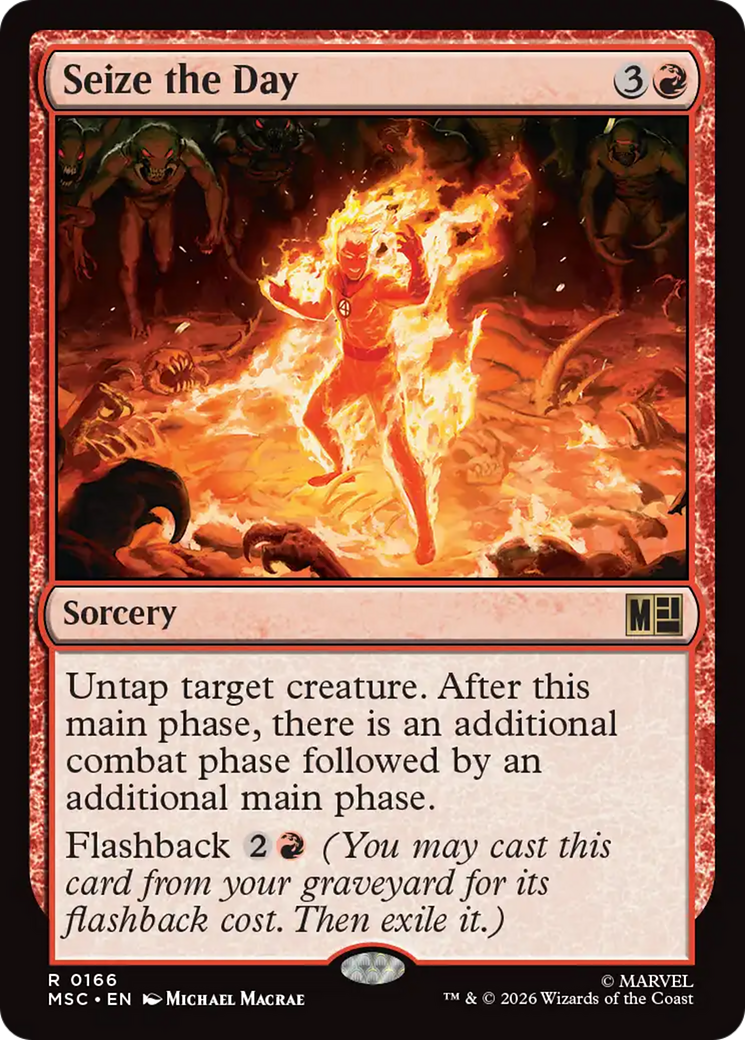 Seize the Day (Surge Foil) [Marvel Super Heroes Commander] | I Want That Stuff Brandon