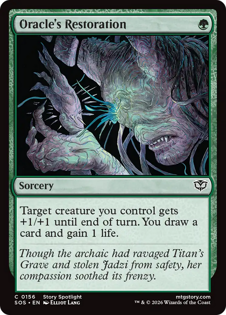 Oracle's Restoration [Secrets of Strixhaven] | I Want That Stuff Brandon