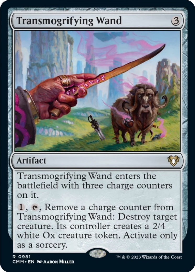 Transmogrifying Wand [Commander Masters] | I Want That Stuff Brandon