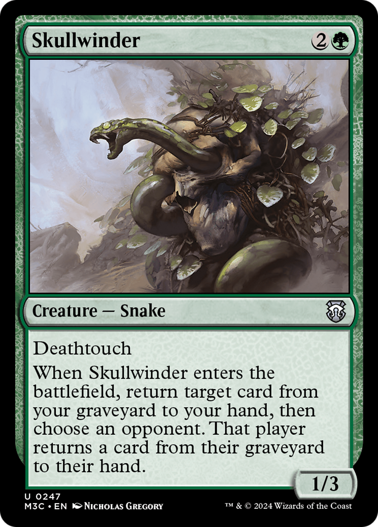 Skullwinder (Ripple Foil) [Modern Horizons 3 Commander] | I Want That Stuff Brandon