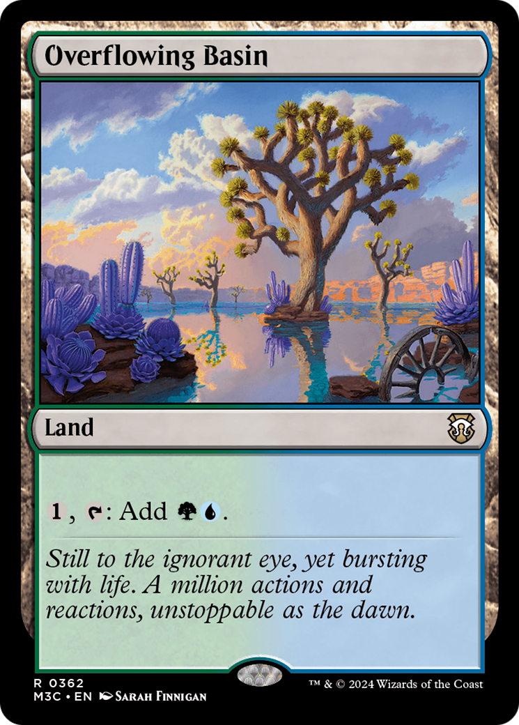 Overflowing Basin (Ripple Foil) [Modern Horizons 3 Commander] | I Want That Stuff Brandon