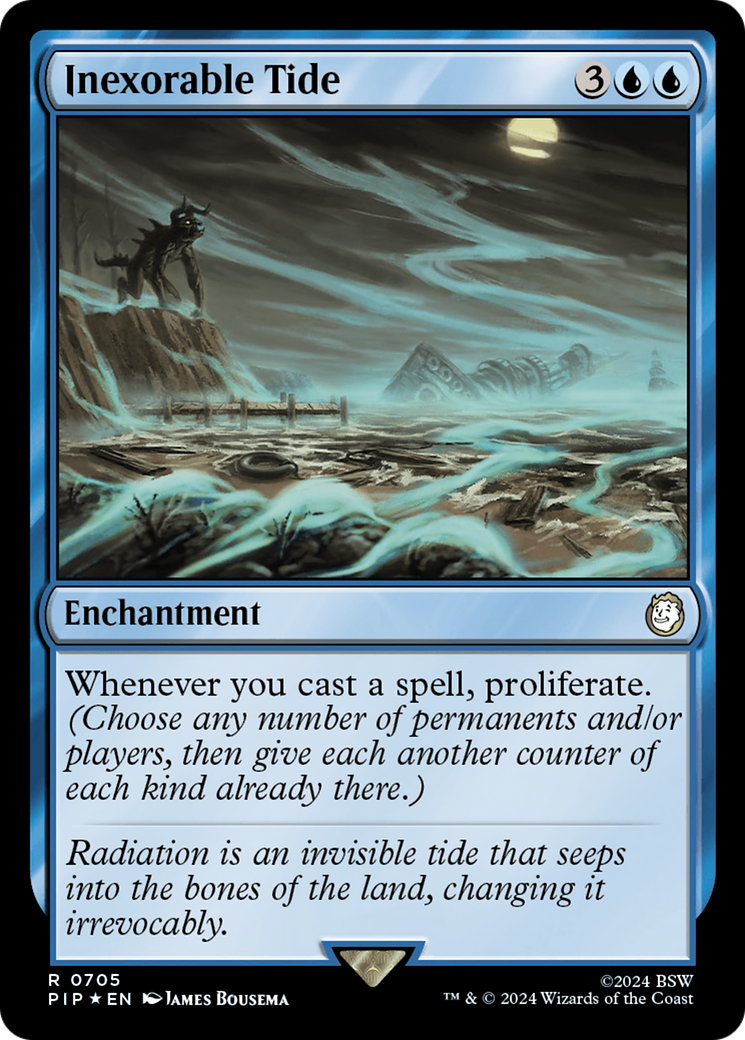 Inexorable Tide (Surge Foil) [Fallout] | I Want That Stuff Brandon