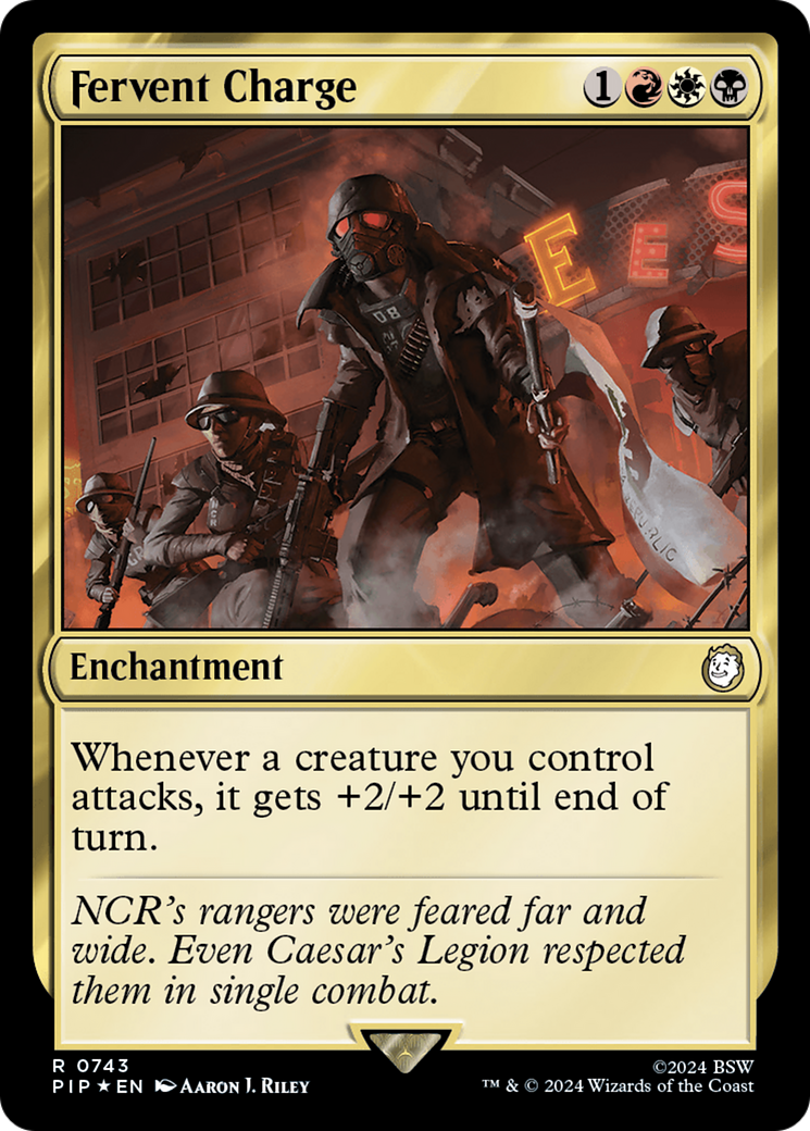 Fervent Charge (Surge Foil) [Fallout] | I Want That Stuff Brandon