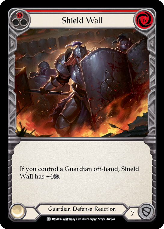 Shield Wall (Red) [DYN036] (Dynasty) | I Want That Stuff Brandon