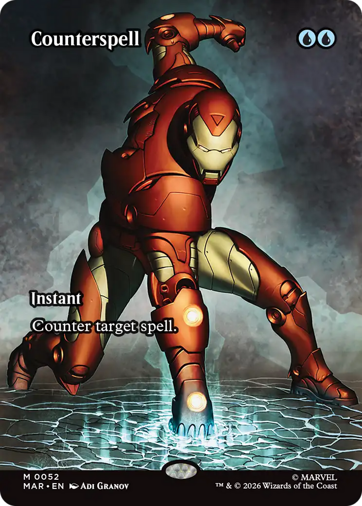 Counterspell (Borderless) (0052) [Marvel Universe: Eternal-Legal] | I Want That Stuff Brandon