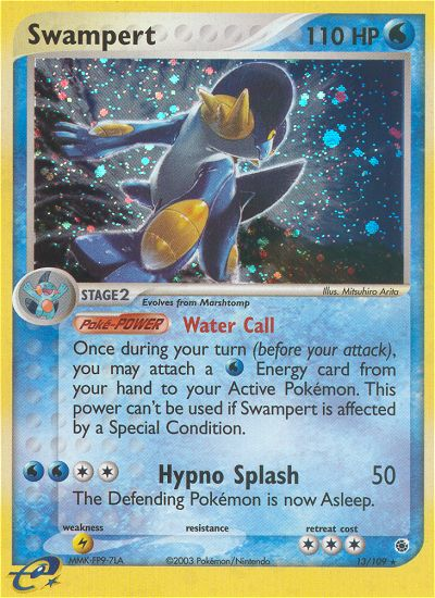 Swampert (13/109) [EX: Ruby & Sapphire] | I Want That Stuff Brandon