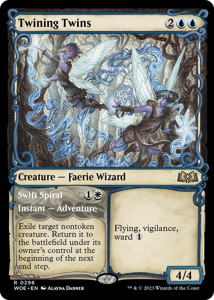 Twining Twins // Swift Spiral (Showcase) [Wilds of Eldraine] | I Want That Stuff Brandon