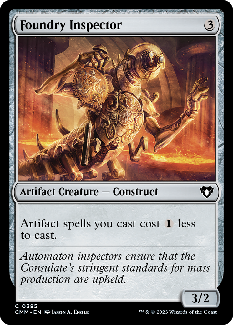 Foundry Inspector [Commander Masters] | I Want That Stuff Brandon