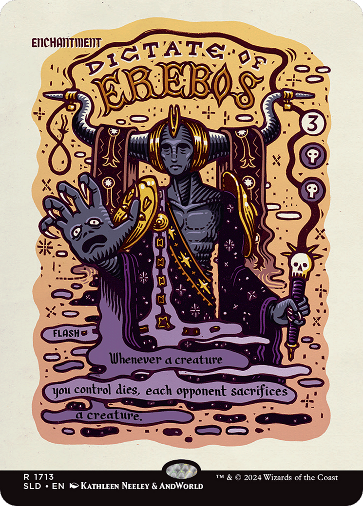 Dictate of Erebos (Rainbow Foil) [Secret Lair Drop Series] | I Want That Stuff Brandon