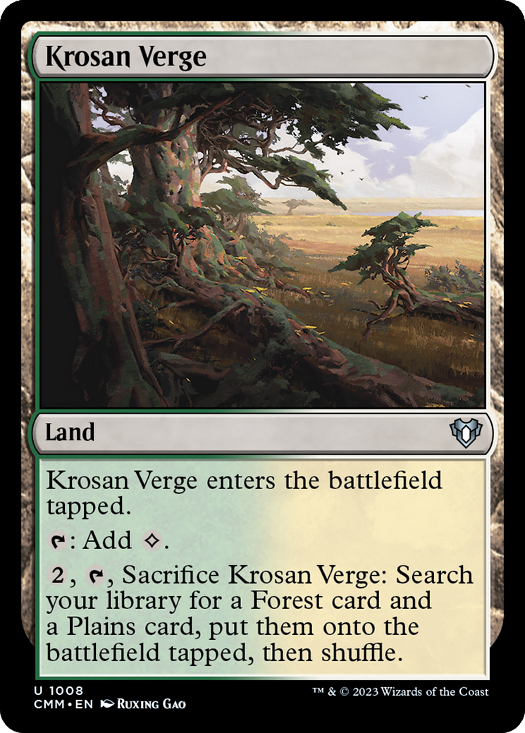 Krosan Verge [Commander Masters] | I Want That Stuff Brandon