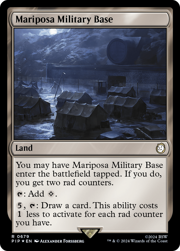 Mariposa Military Base (Surge Foil) [Fallout] | I Want That Stuff Brandon