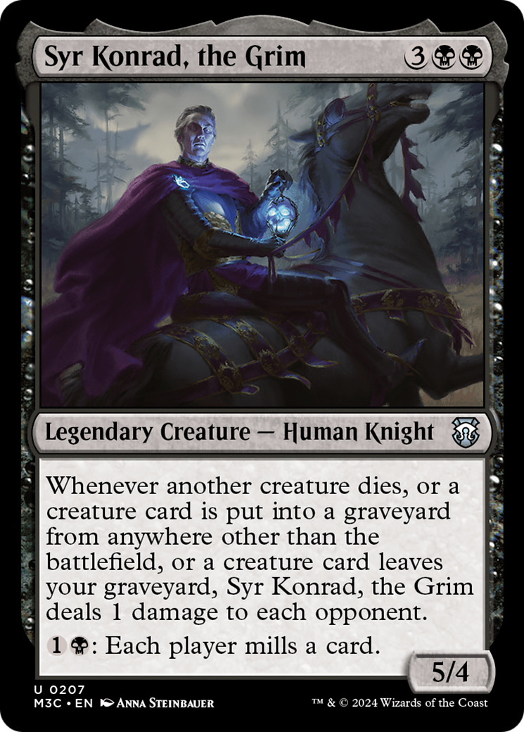 Syr Konrad, the Grim (Ripple Foil) [Modern Horizons 3 Commander] | I Want That Stuff Brandon