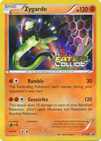 Zygarde (XY129) (Staff) [XY: Black Star Promos] | I Want That Stuff Brandon