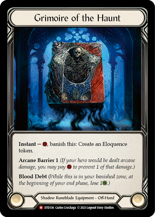 Grimoire of the Haunt [DTD136] (Dusk Till Dawn)  Cold Foil | I Want That Stuff Brandon