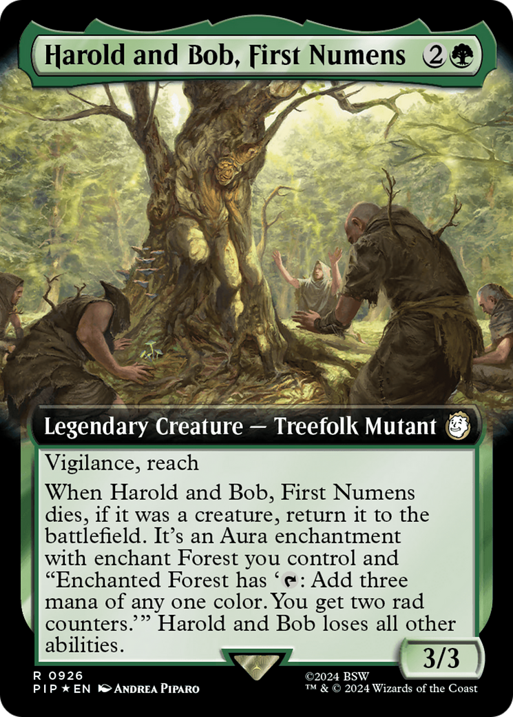 Harold and Bob, First Numens (Extended Art) (Surge Foil) [Fallout] | I Want That Stuff Brandon