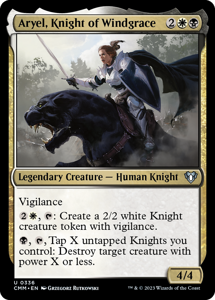 Aryel, Knight of Windgrace [Commander Masters] | I Want That Stuff Brandon