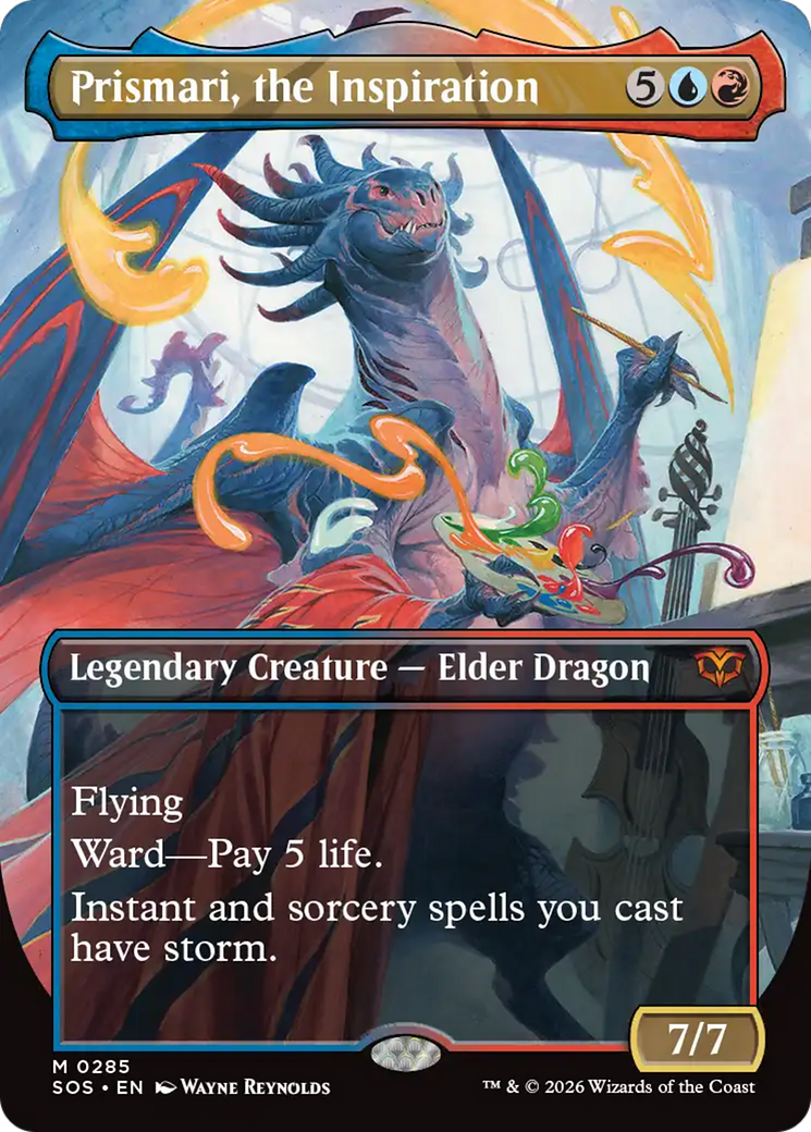 Prismari, the Inspiration (Borderless) [Secrets of Strixhaven] | I Want That Stuff Brandon