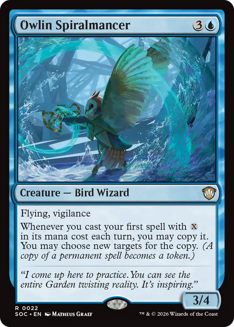 Owlin Spiralmancer [Secrets of Strixhaven Commander] | I Want That Stuff Brandon