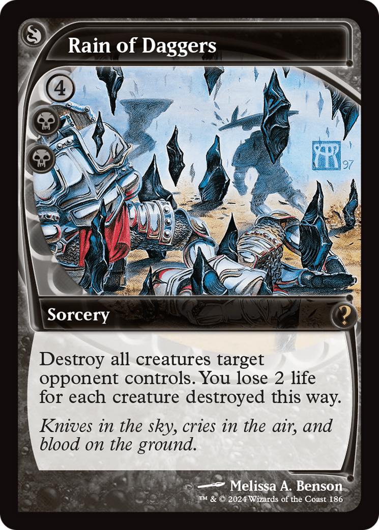 Rain of Daggers (Future Sight) [Mystery Booster 2] | I Want That Stuff Brandon