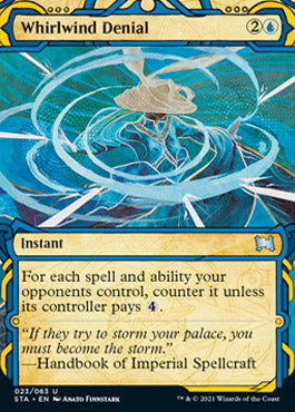 Whirlwind Denial (Foil Etched) [Strixhaven: Mystical Archive] | I Want That Stuff Brandon