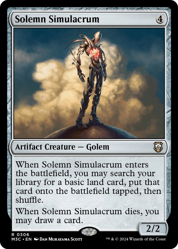 Solemn Simulacrum [Modern Horizons 3 Commander] | I Want That Stuff Brandon