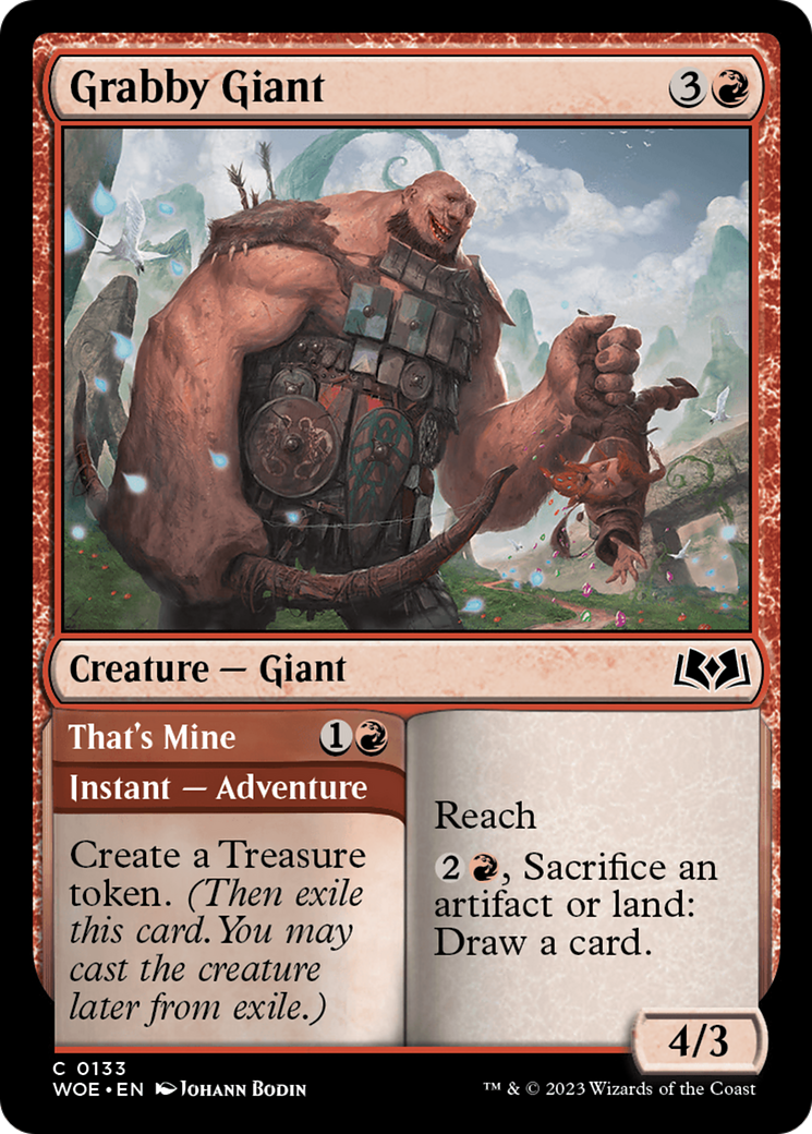 Grabby Giant // That's Mine [Wilds of Eldraine] | I Want That Stuff Brandon