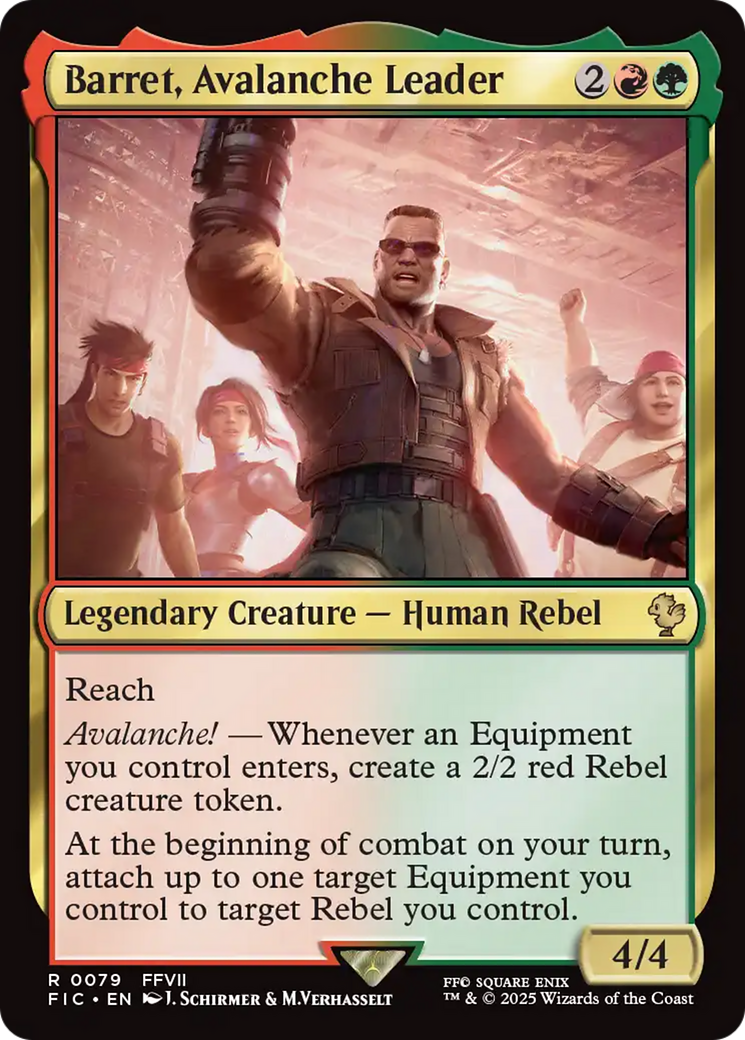 Barret, Avalanche Leader [FINAL FANTASY Commander] | I Want That Stuff Brandon