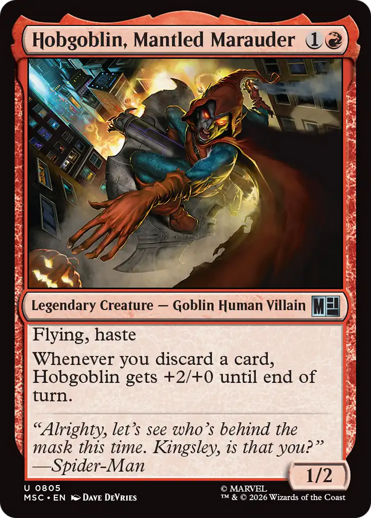 Hobgoblin, Mantled Marauder [Marvel Super Heroes Commander] | I Want That Stuff Brandon