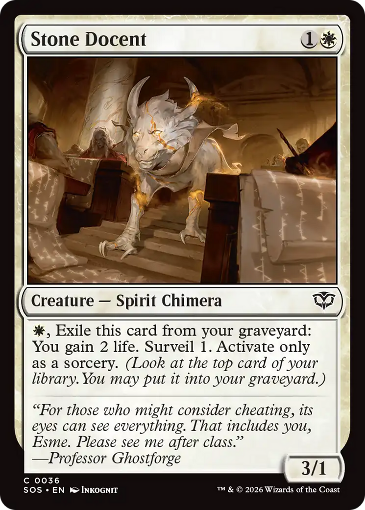 Stone Docent [Secrets of Strixhaven] | I Want That Stuff Brandon
