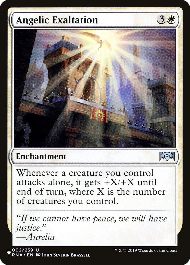 Angelic Exaltation [The List Reprints] | I Want That Stuff Brandon