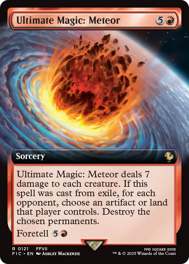 Ultimate Magic: Meteor (Extended Art) [FINAL FANTASY Commander] | I Want That Stuff Brandon