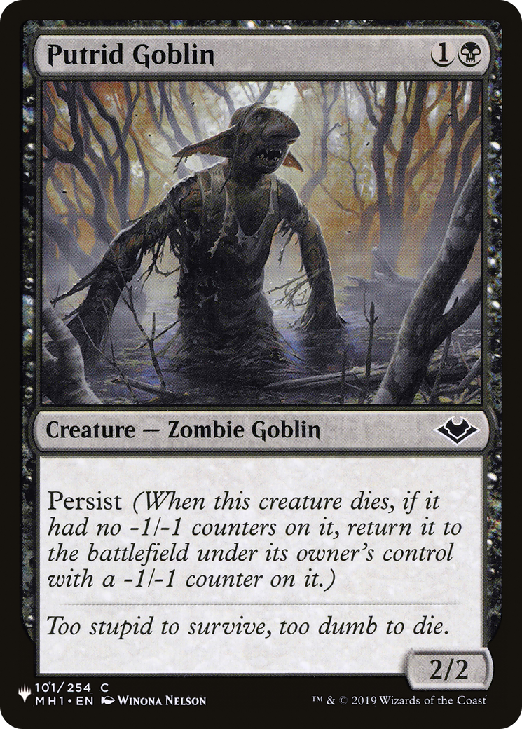 Putrid Goblin [The List Reprints] | I Want That Stuff Brandon