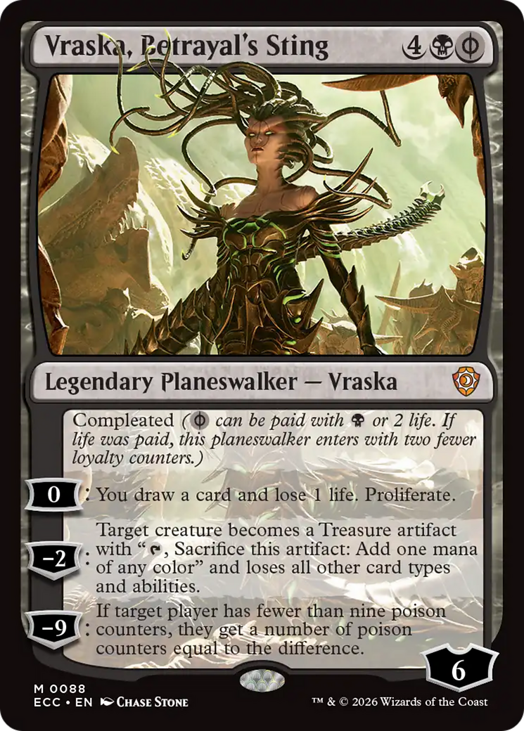 Vraska, Betrayal's Sting [Lorwyn Eclipsed Commander] | I Want That Stuff Brandon