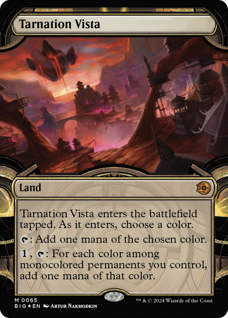 Tarnation Vista (Showcase) (Raised Foil) [Outlaws of Thunder Junction: The Big Score] | I Want That Stuff Brandon
