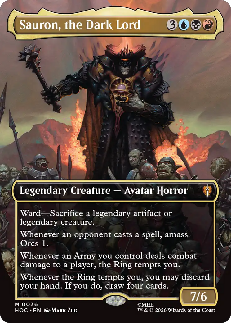 Sauron, the Dark Lord (Borderless) [The Hobbit: Eternal-Legal] | I Want That Stuff Brandon