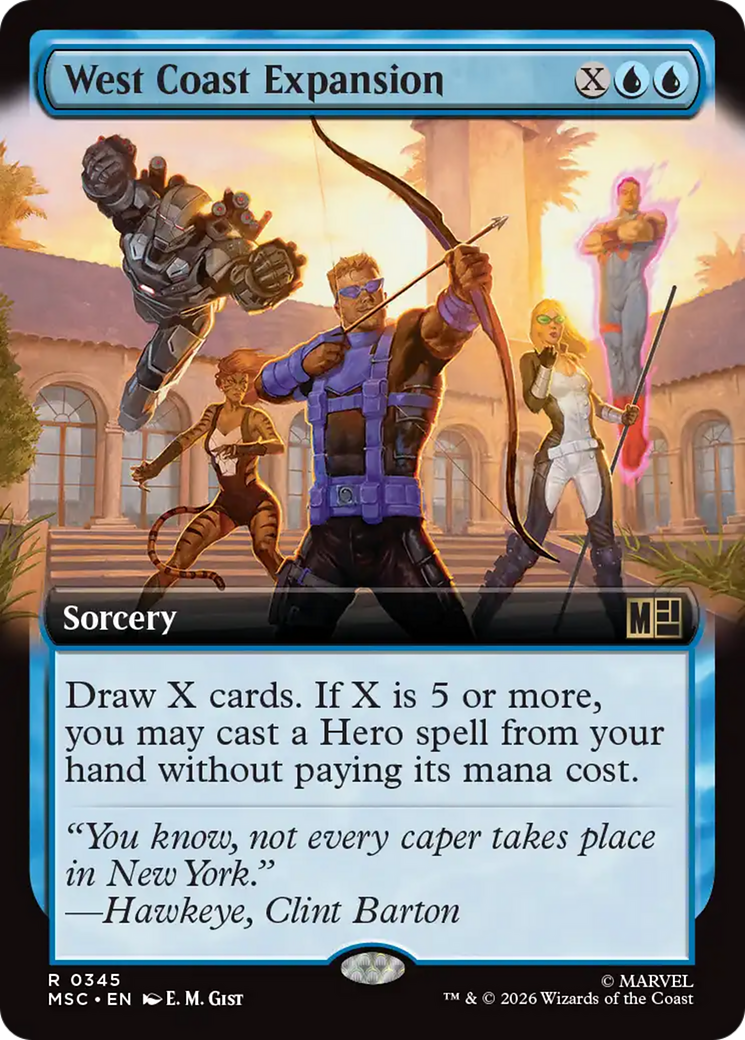 West Coast Expansion (Extended Art) [Marvel Super Heroes Commander] | I Want That Stuff Brandon
