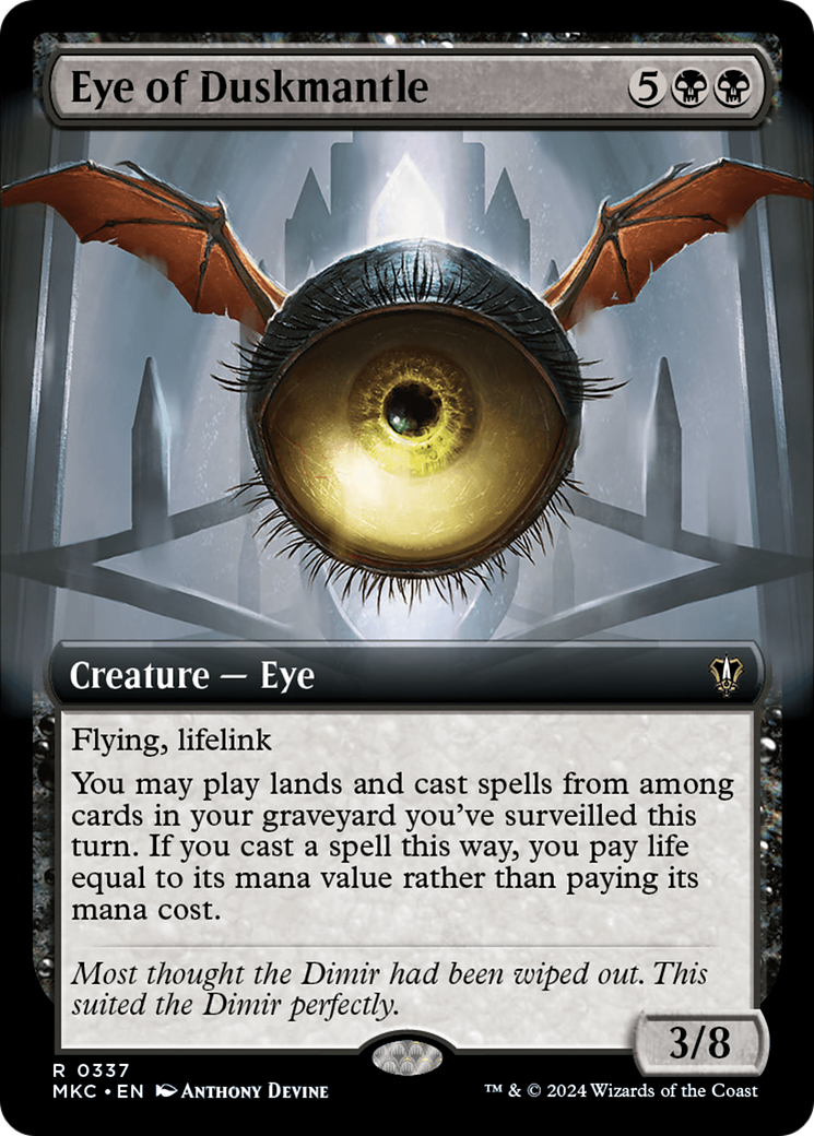 Eye of Duskmantle (Extended Art) [Murders at Karlov Manor Commander] | I Want That Stuff Brandon