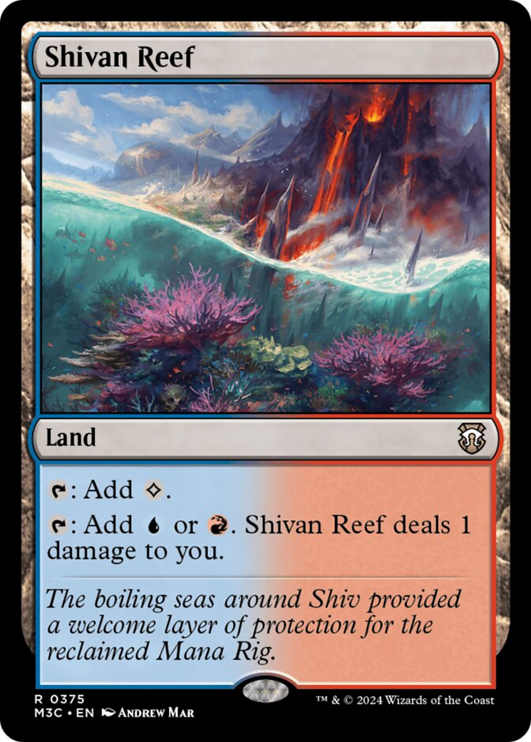 Shivan Reef (Ripple Foil) [Modern Horizons 3 Commander] | I Want That Stuff Brandon