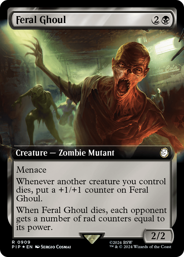 Feral Ghoul (Extended Art) (Surge Foil) [Fallout] | I Want That Stuff Brandon