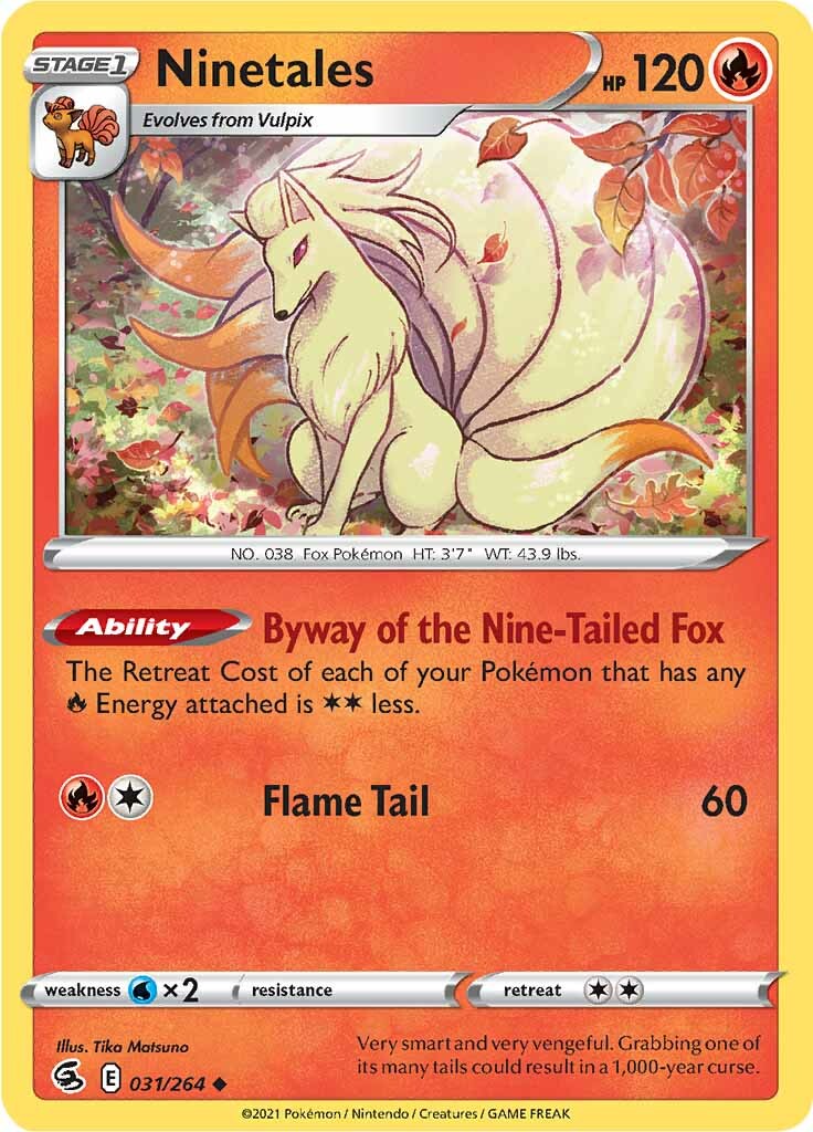 Ninetales (031/264) [Sword & Shield: Fusion Strike] | I Want That Stuff Brandon