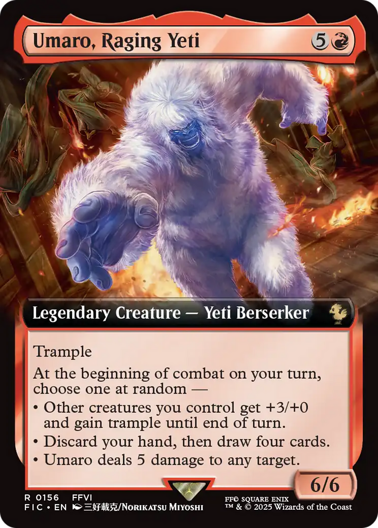 Umaro, Raging Yeti (Extended Art) [FINAL FANTASY Commander] | I Want That Stuff Brandon