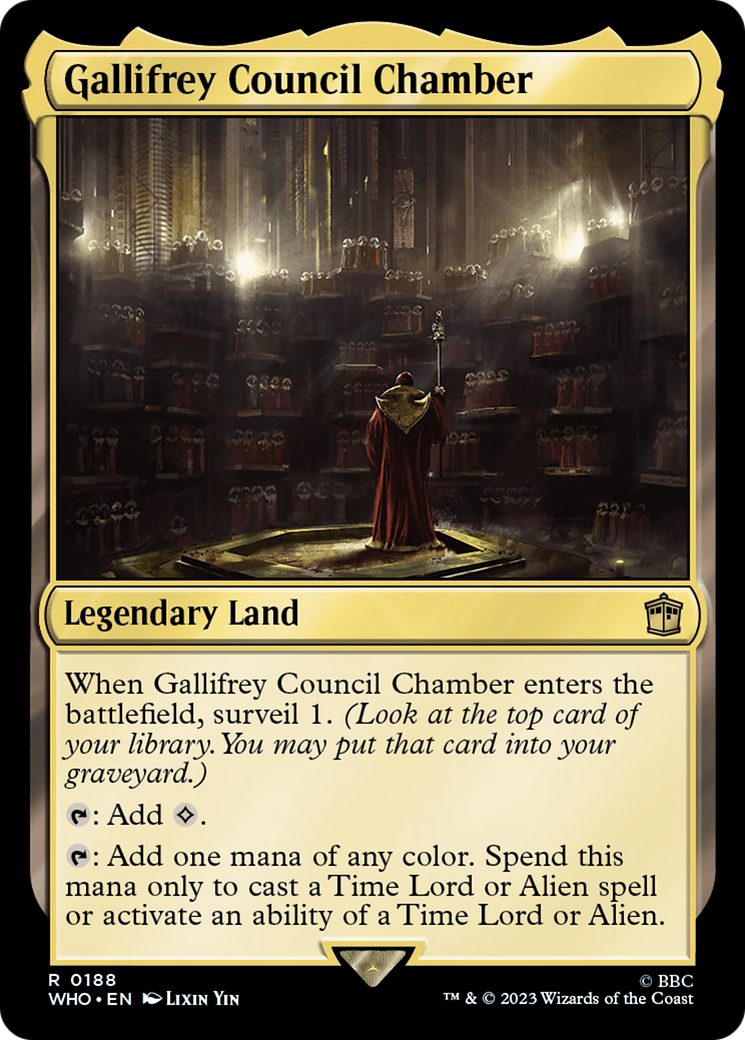 Gallifrey Council Chamber [Doctor Who] | I Want That Stuff Brandon