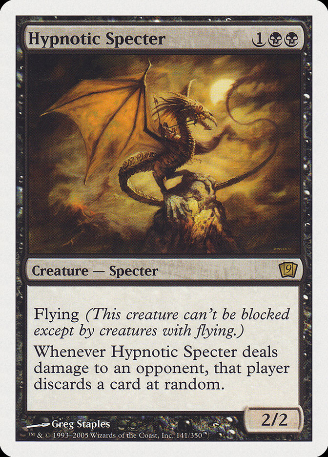 Hypnotic Specter (9th Edition) (Oversized) [Oversize Cards] | I Want That Stuff Brandon